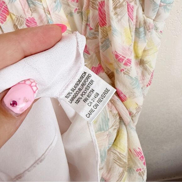 BCBG Y2K Babydoll Silk Dress XS Pink Fairy - Picture 7 of 7